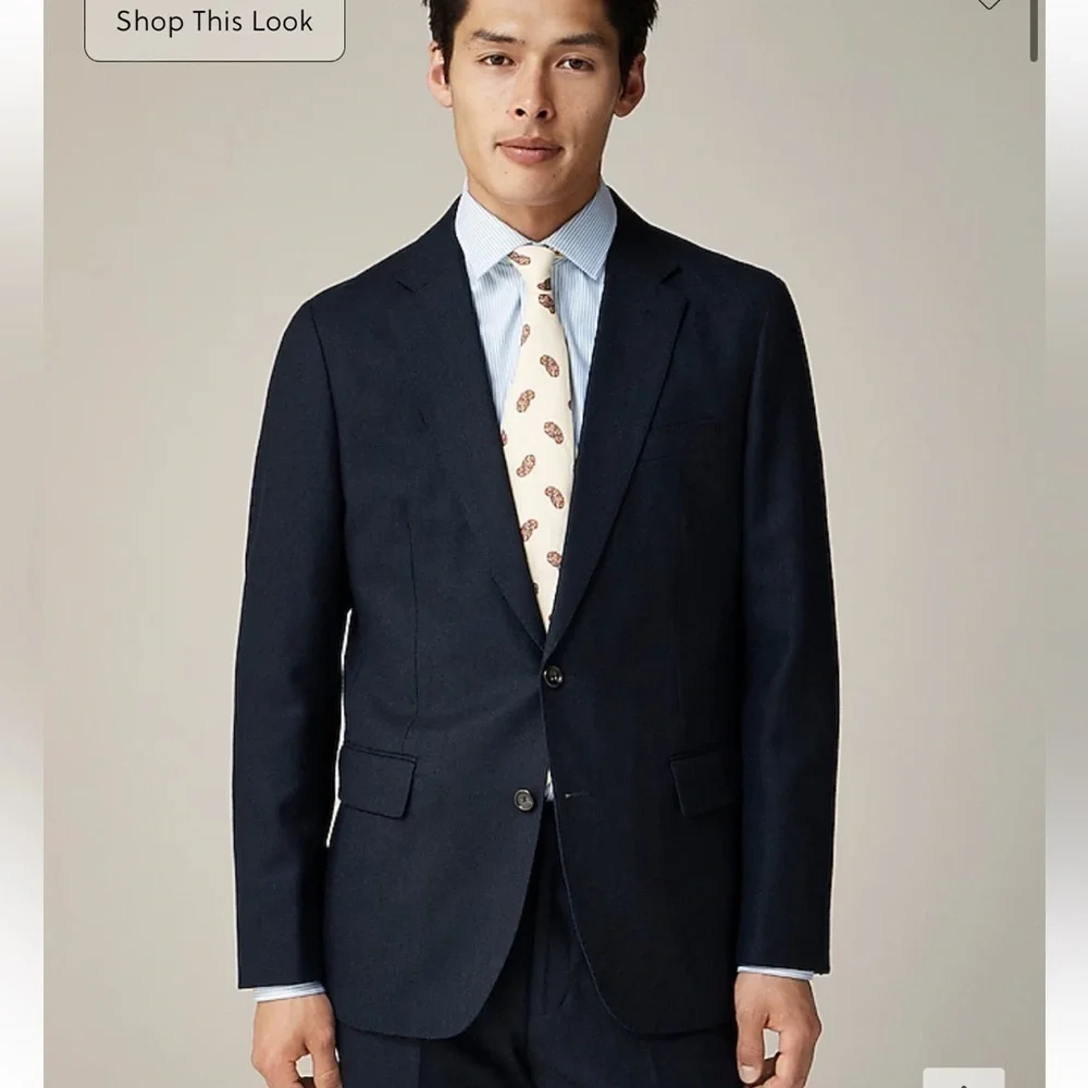 J crew Ludlow Slim-fit suit jacket in English cotton-wool blend